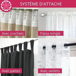 Rideau Fleurs Multicolores - Vignette | Dame Fleur