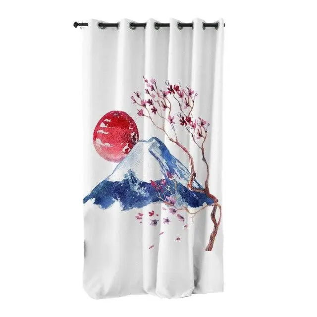 Rideau japonais fleur de cerisier | Dame Fleur