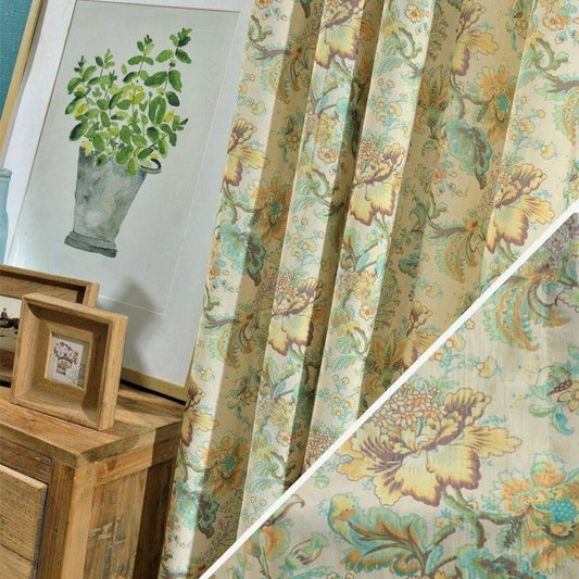 Rideau motif fleuri | Dame Fleur