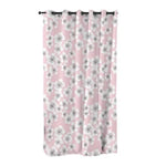 Rideau Rose Imprimé de Fleurs - Vignette | Dame Fleur