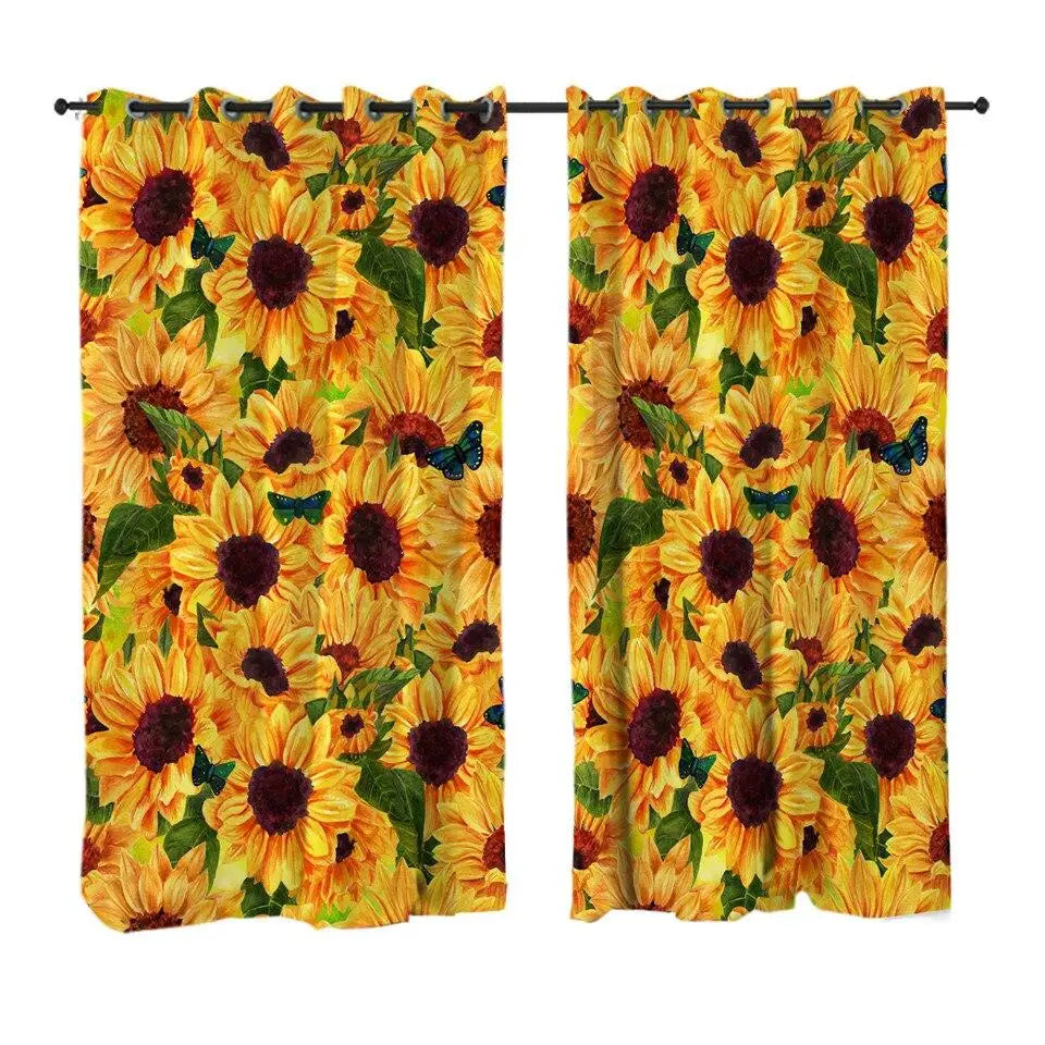 Rideau tournesol | Dame Fleur