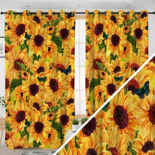 Rideau tournesol | Dame Fleur