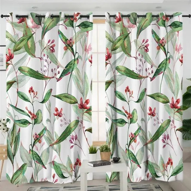 Rideaux fleuris chambre | Dame Fleur