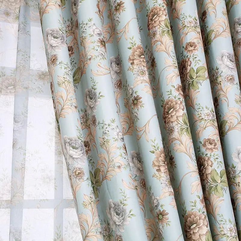 Rideaux fleuris vintage | Dame Fleur