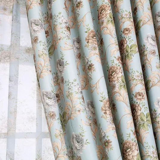 Rideaux fleuris vintage | Dame Fleur