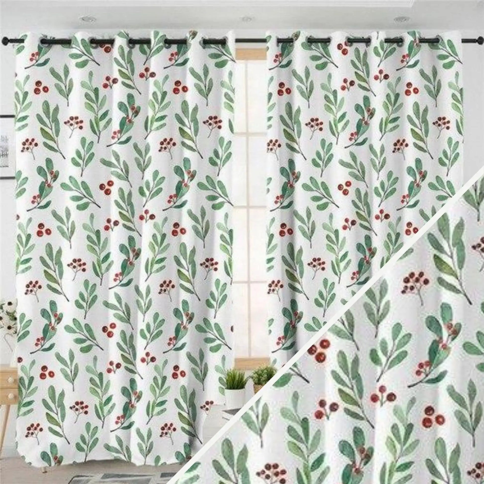 Rideaux imprimés fleurs | Dame Fleur