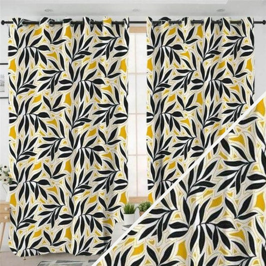 Rideaux motif feuillage | Dame Fleur