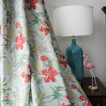 Rideaux Motif Flamant Rose - Vignette | Dame Fleur