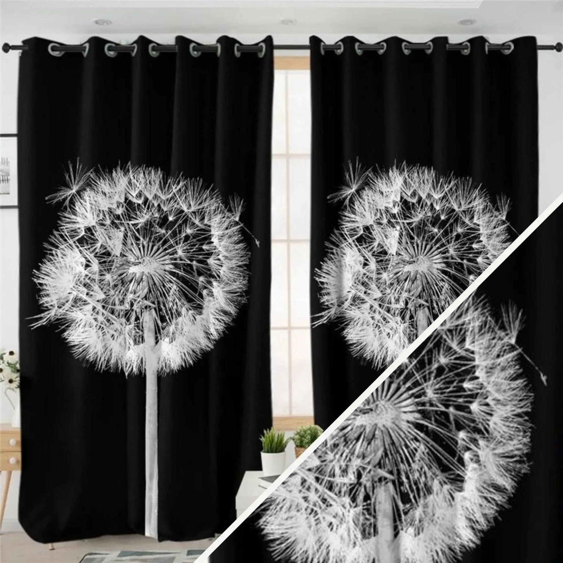 Rideaux pissenlit | Dame Fleur