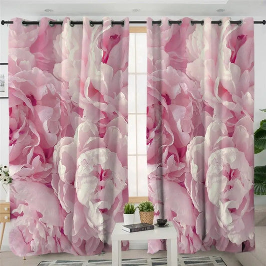 Rideaux pivoine | Dame Fleur