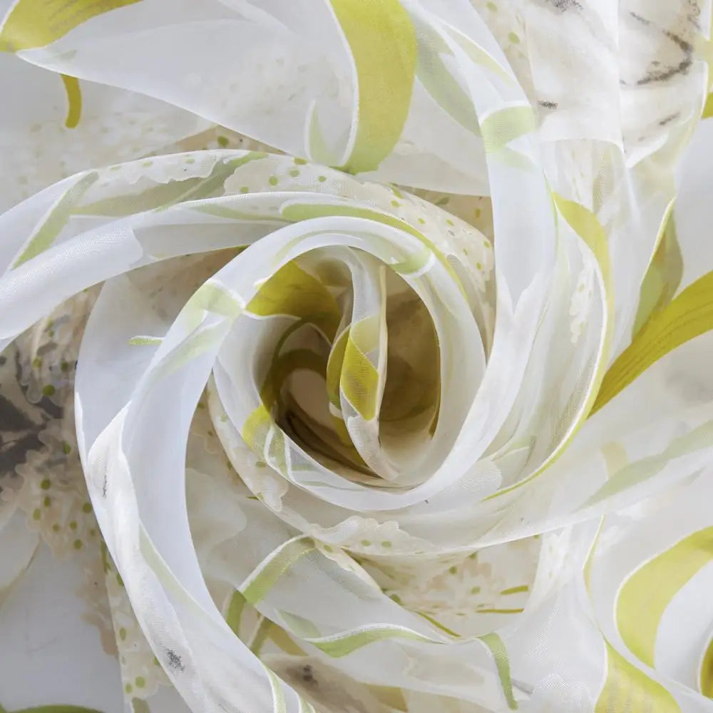 Rideaux voilage fleuri | Fleur&Fleuri