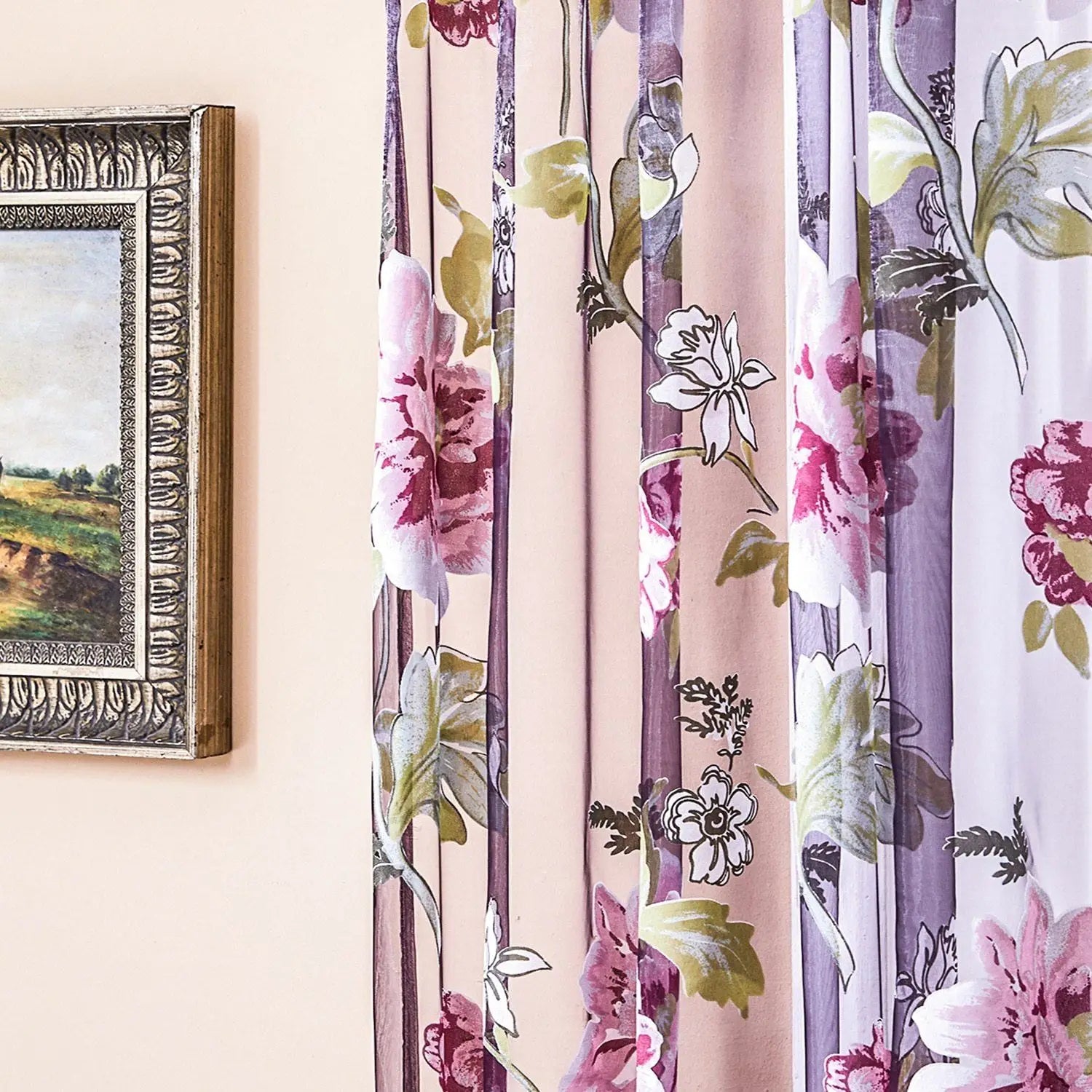 Rideaux voilage fleurs | Fleur&Fleuri