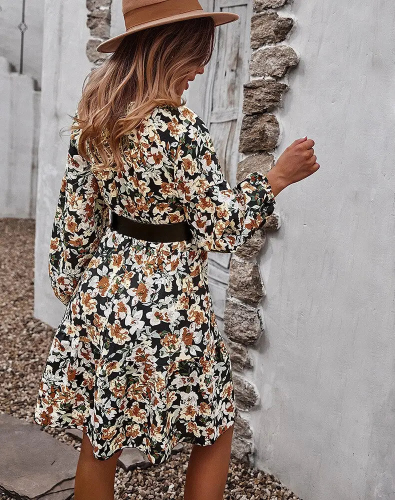 Robe à Fleurs Courte | Dame Fleur