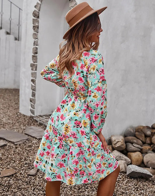 Robe à Fleurs Courte | Dame Fleur