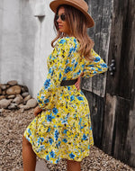 Robe à Fleurs Courte - Vignette | Dame Fleur