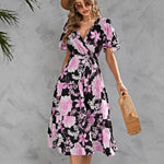 Robe à Fleurs Pour Femme - Vignette | Dame Fleur