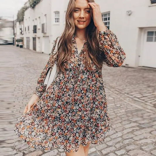 Robe Blouse Fleurie | Dame Fleur