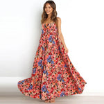 Robe Blouse Fleurie Longue - Vignette | Dame Fleur
