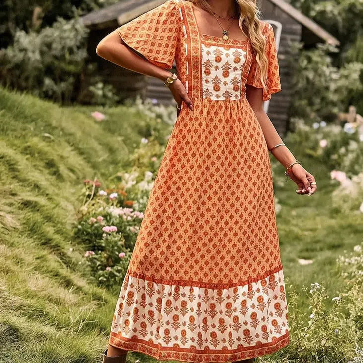 Robe Bohème Florale | Dame Fleur