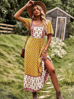 Robe Bohème Florale - Vignette | Dame Fleur