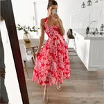 Robe Bretelle Fleur - Vignette | Dame Fleur