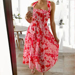 Robe Bretelle Fleur - Vignette | Dame Fleur