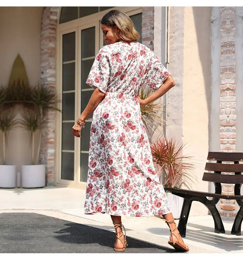 Robe Champêtre Fleurie | Dame Fleur