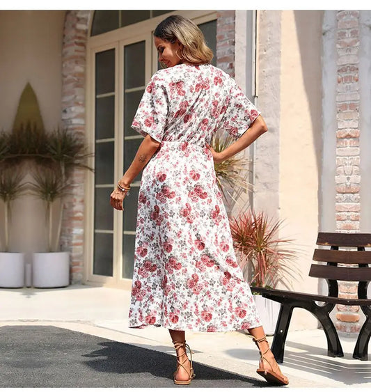 Robe Champêtre Fleurie | Dame Fleur