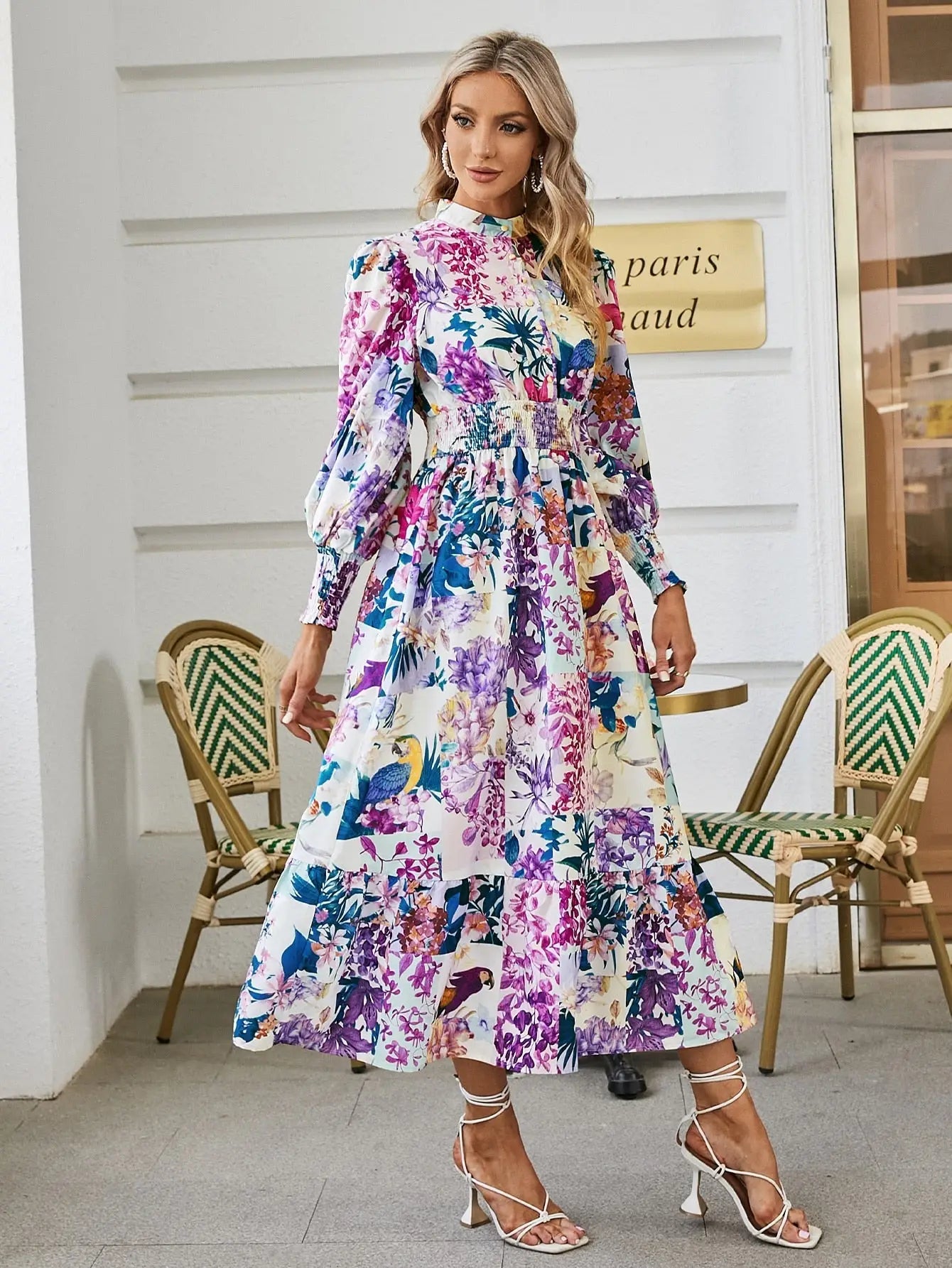 Robe Chemise Fleurie Femme | Dame Fleur