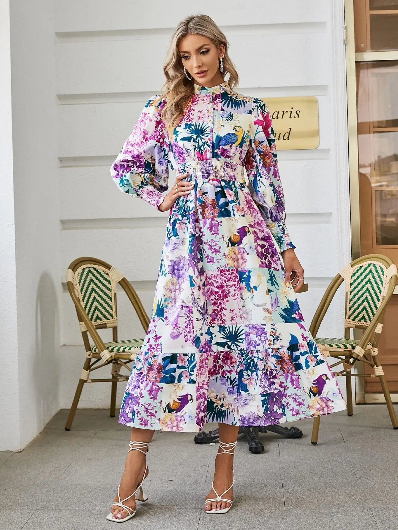 Robe Chemise Fleurie Femme | Dame Fleur