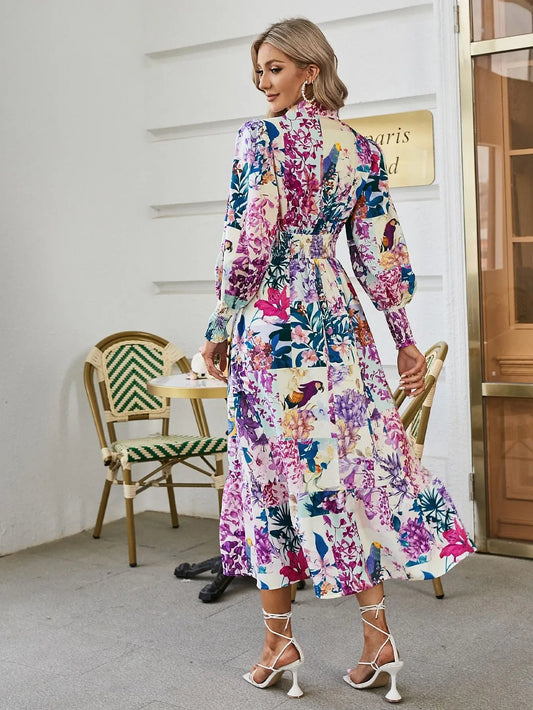 Robe Chemise Fleurie Femme | Dame Fleur