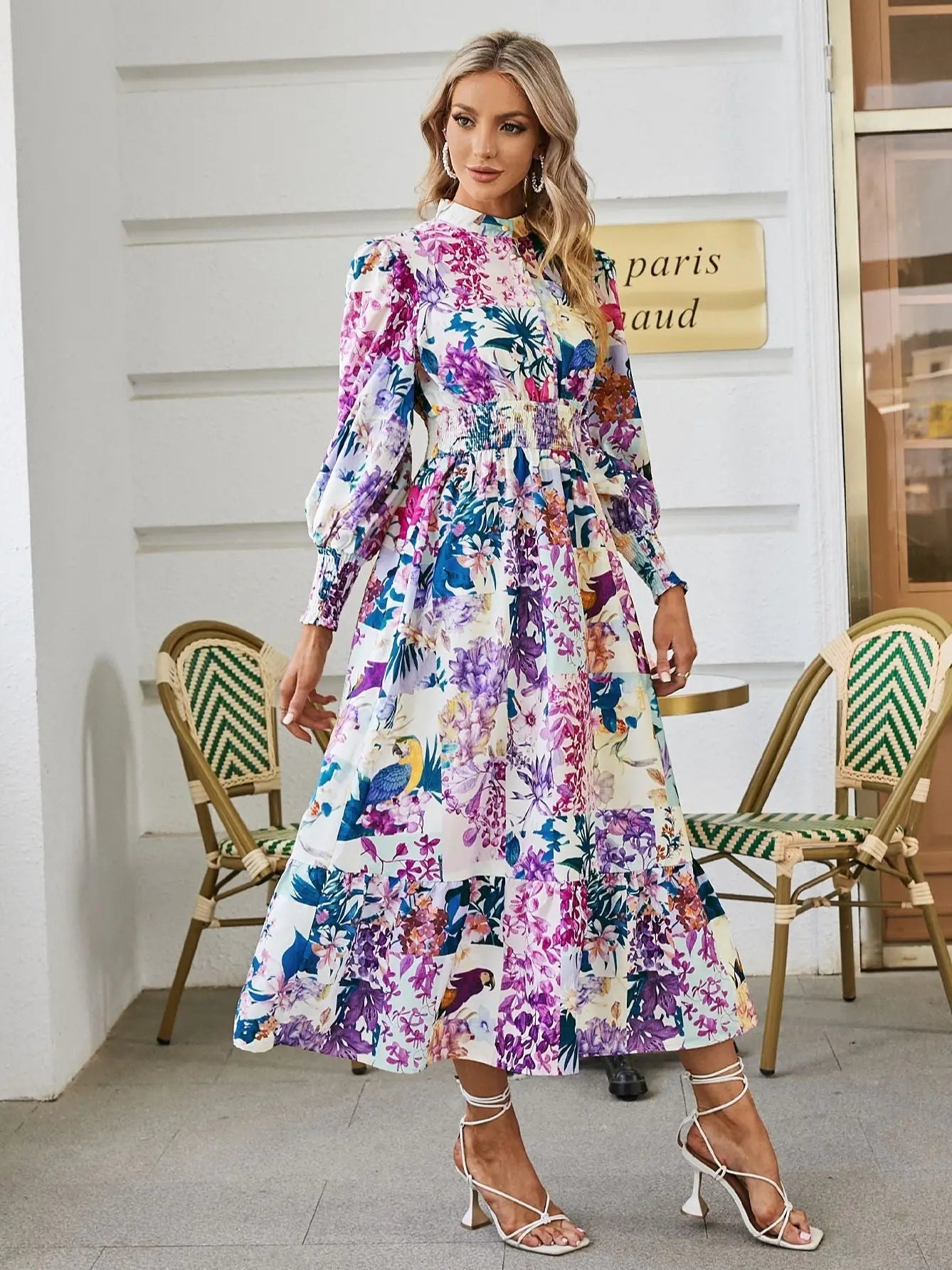 Robe Chemise Fleurie Femme | Dame Fleur