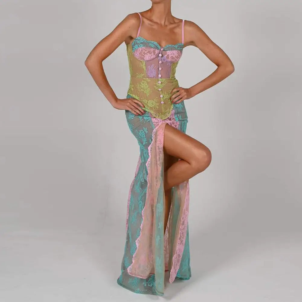 Robe cocktail Fleurie Femme | Dame Fleur