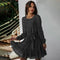 Robe Courte en Crêpe Fleurie | Dame Fleur