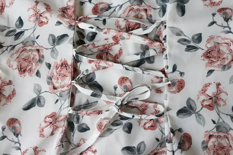 Robe Courte Fleurie Chic | Dame Fleur