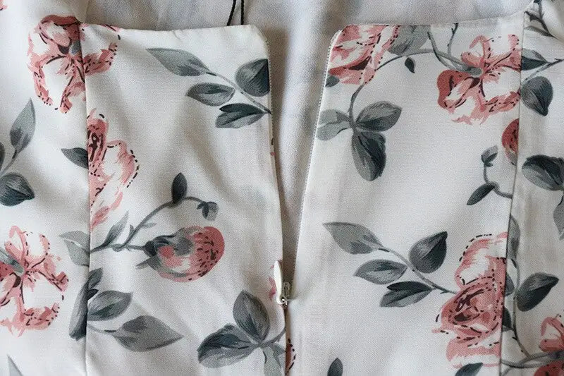 Robe Courte Fleurie Chic | Dame Fleur