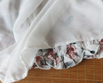 Robe Courte Fleurie Chic - Vignette | Dame Fleur