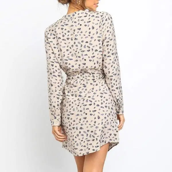 Robe Courte Fleurie Manche Longue | Dame Fleur