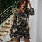 Robe Courte Fluide Fleurie | Dame Fleur