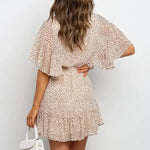 Robe Crêpe Fleurie - Vignette | Dame Fleur