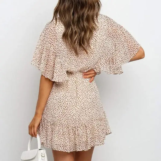 Robe Crêpe Fleurie | Dame Fleur