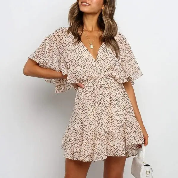 Robe Crêpe Fleurie | Dame Fleur