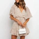Robe Crêpe Fleurie - Vignette | Dame Fleur