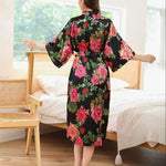 Robe de Chambre Kimono Fleuri - Vignette | Dame Fleur