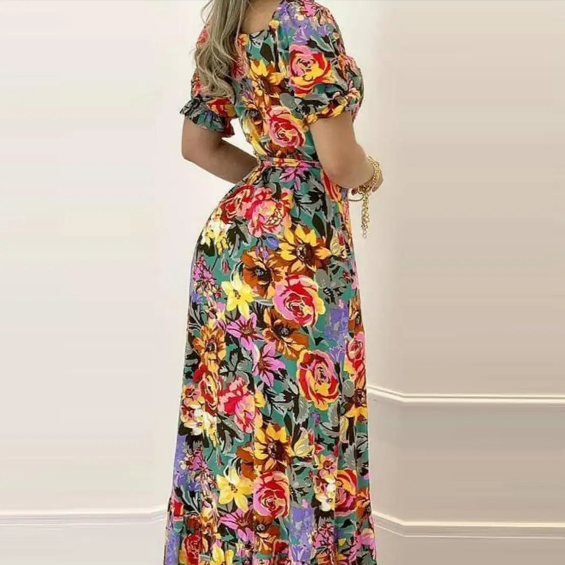 Robe de Cocktail pour Mariage Fleurie Chic | Dame Fleur