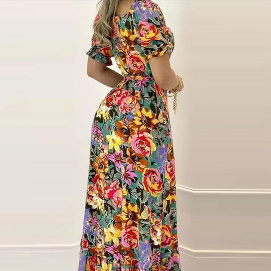 Robe de Cocktail pour Mariage Fleurie Chic | Dame Fleur