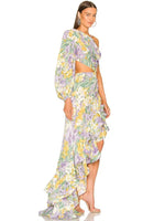 Robe de Soirée Mariage Fleurie - Vignette | Dame Fleur