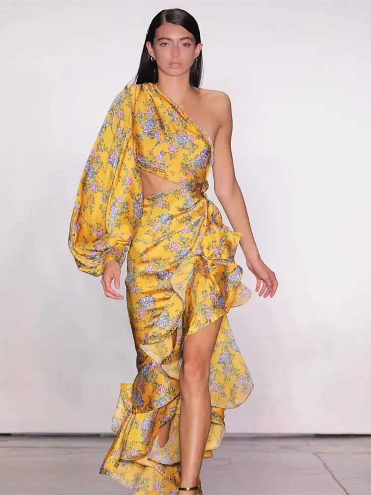 Robe de Soirée Mariage Fleurie | Dame Fleur