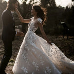 Robe Femme Fleurie de Mariée - Vignette | Dame Fleur
