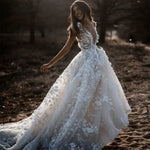 Robe Femme Fleurie de Mariée - Vignette | Dame Fleur